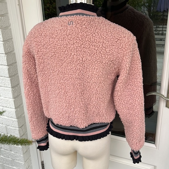 Urban Savage Pink / Black Sherpa Jacket - Picture 11 of 12